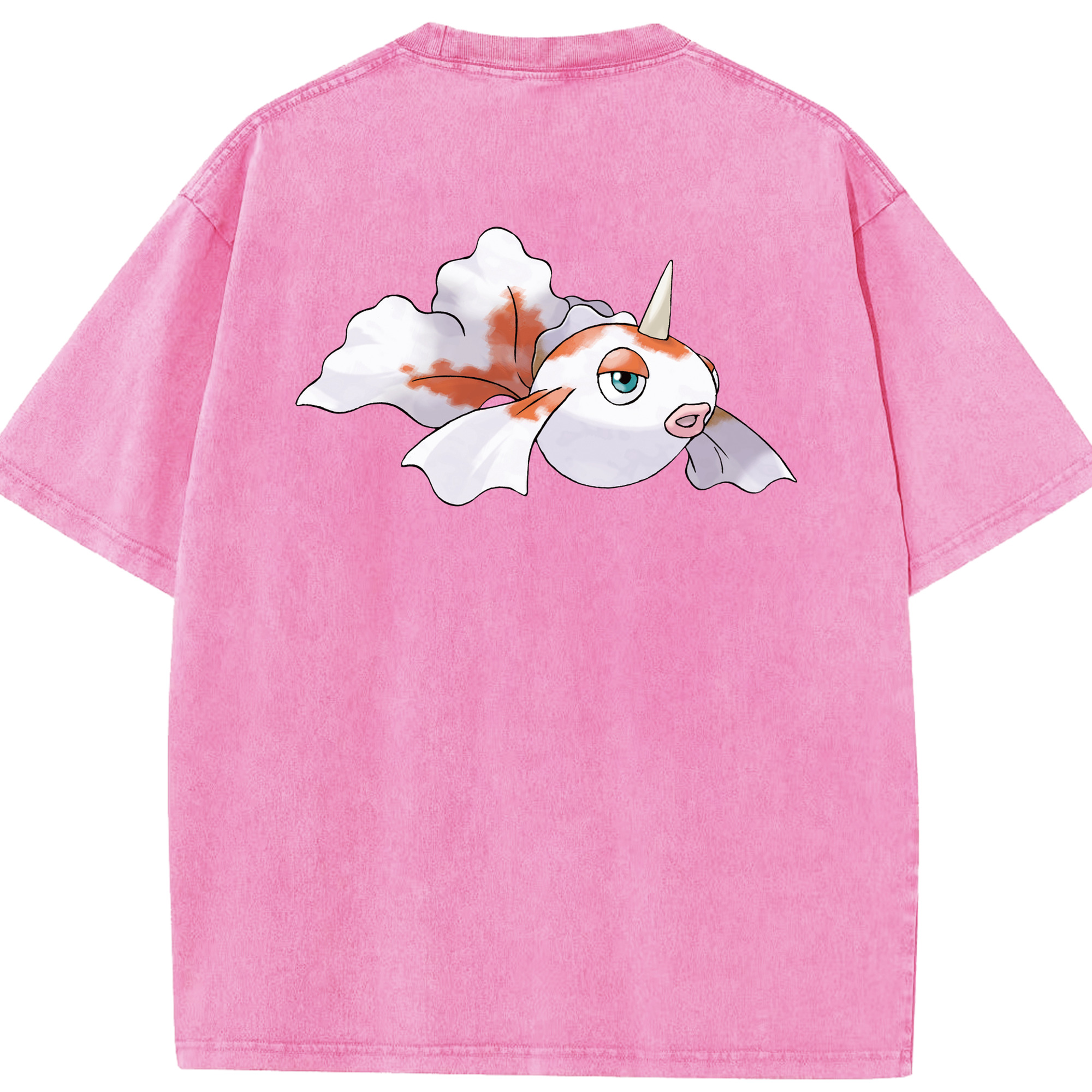 （画像用） ポケットモンスター Pokémon 綿100% ヴィンテージ風 半袖Tシャツ（背面プリント）